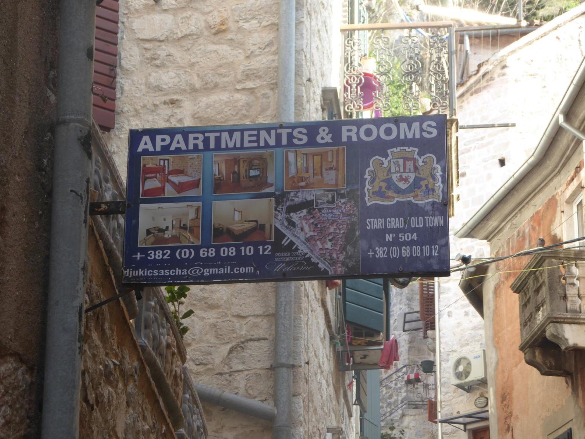 Apartments Dukic Κότορ Εξωτερικό φωτογραφία